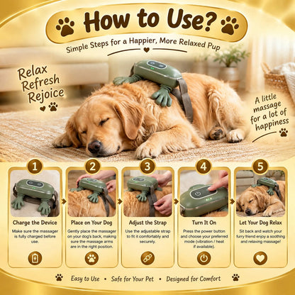 Dog Back Massager – Soothing Massage & Relaxation Device